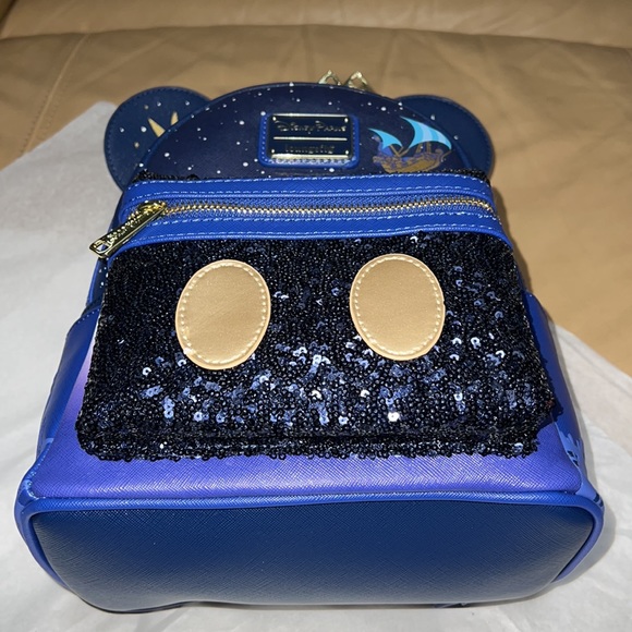 Mickey Mouse The Main Attraction Loungefly Backpack Peter Pan's Flight - Picture 11 of 14